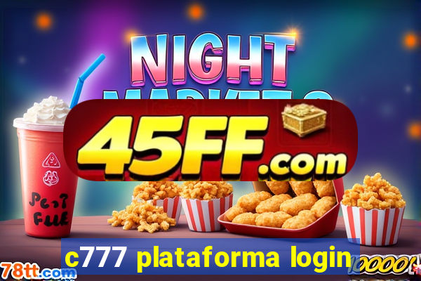c777 plataforma login